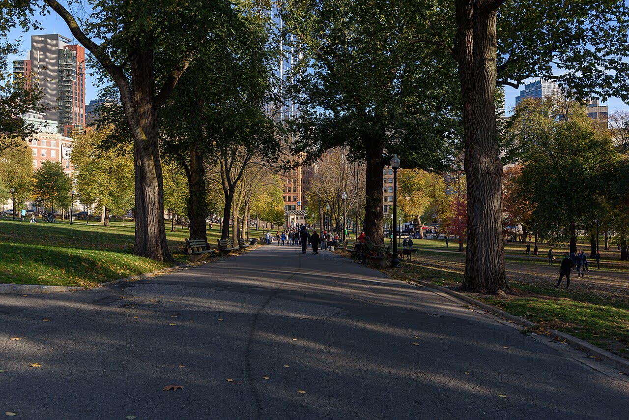 Boston Common in autumn