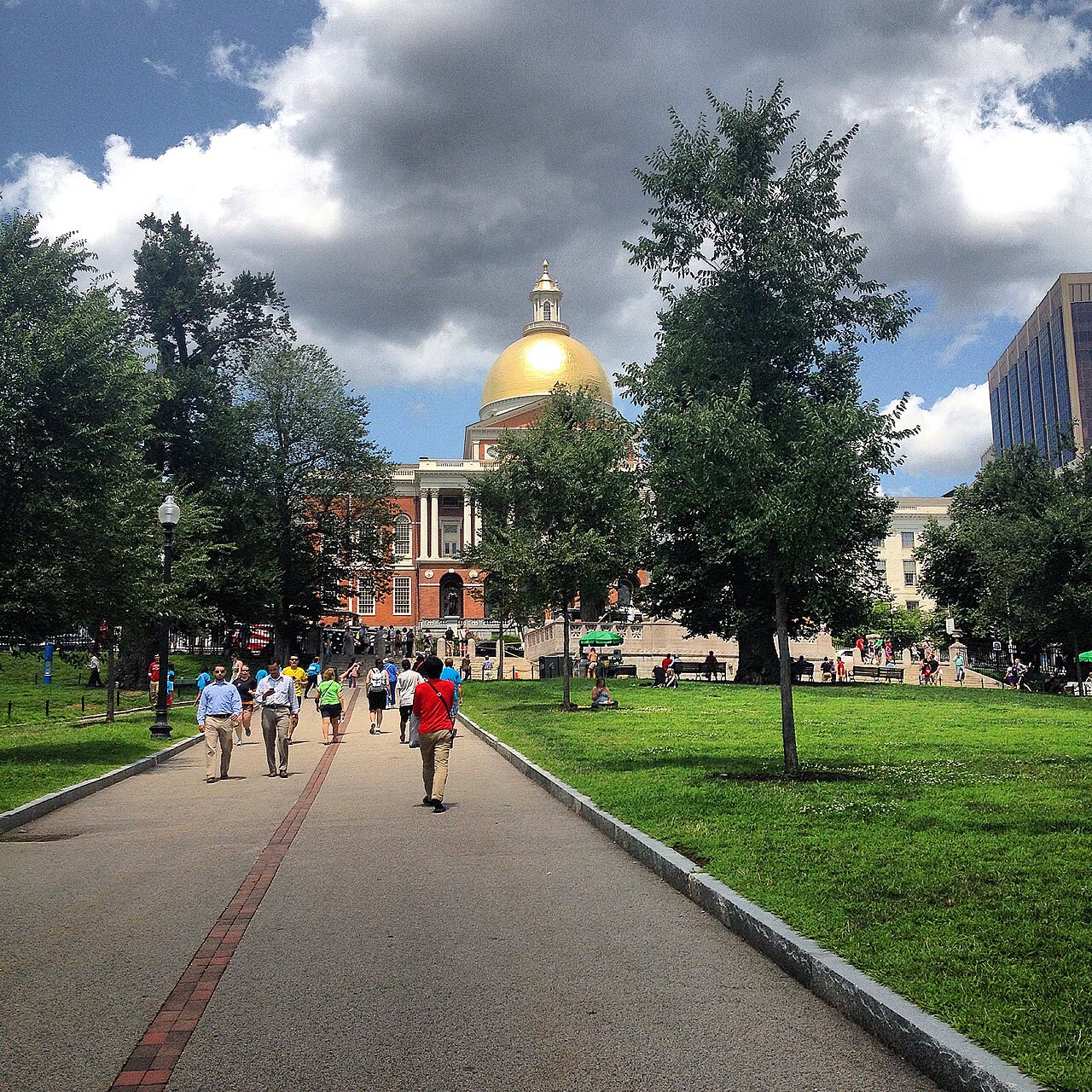 The Common and the State House’s golden dome