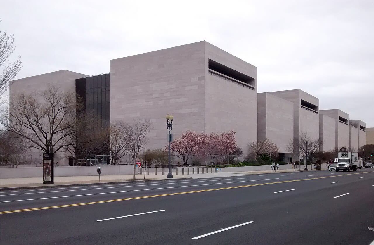The museum’s stone blocks on the National Mall