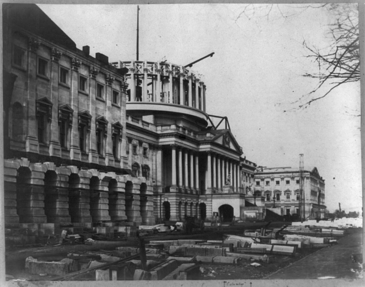 Купол строится, 1859 год