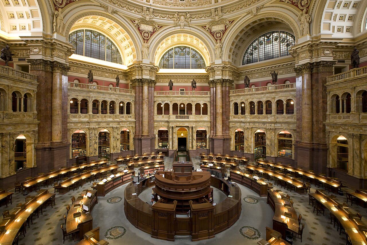 The Main Reading Room under the dome